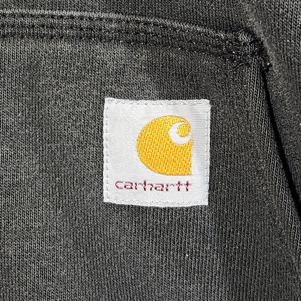 Carhartt Rain Defender Black Full Zip Hoodie Mens 2XL Original Fit Heavyweight - Picture 4 of 15